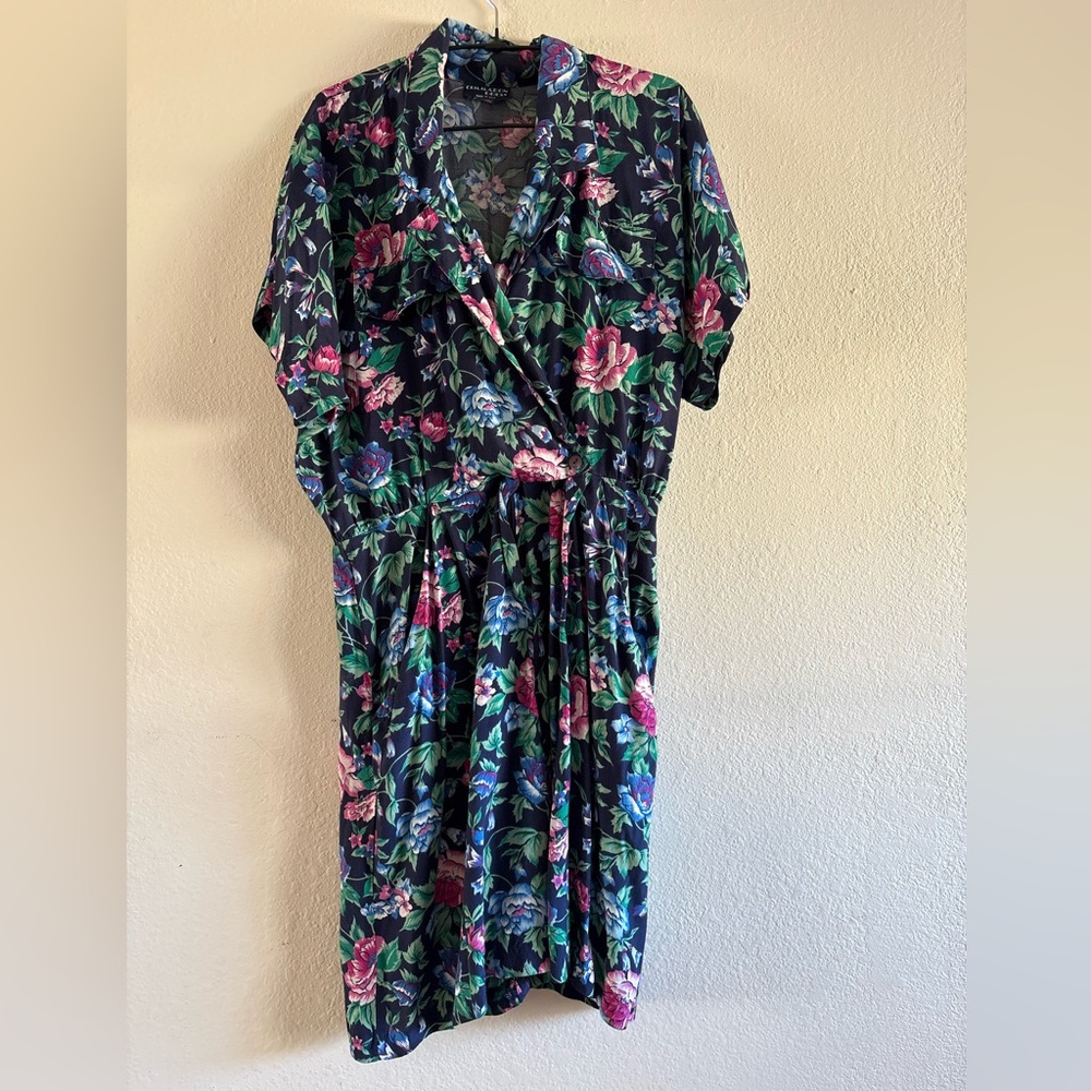 Vintage 🍋Floral Print romper pants